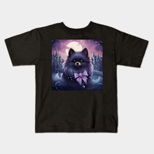 Goth Little Pom Kids T-Shirt